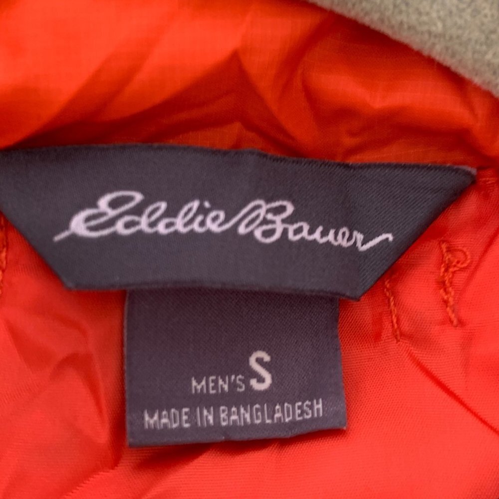Eddie Bauer Mens EB700 Red Goose Down Puffer Vest Sz S - Picture 7 of 16